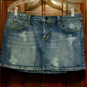 Denim Mini Skirt